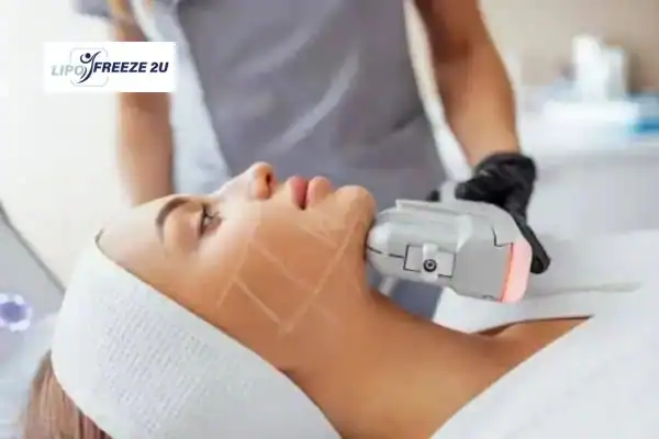 image of HIFU Harpenden treatment in progress.