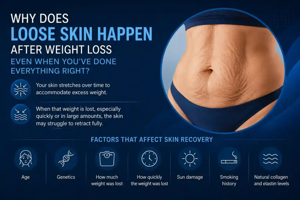 Why Does Loose Skin Happen After Weight Loss Even When You’ve Done Everything Right Harpenden?